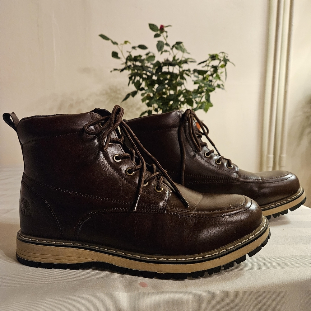 Men's Brown Leather Boots